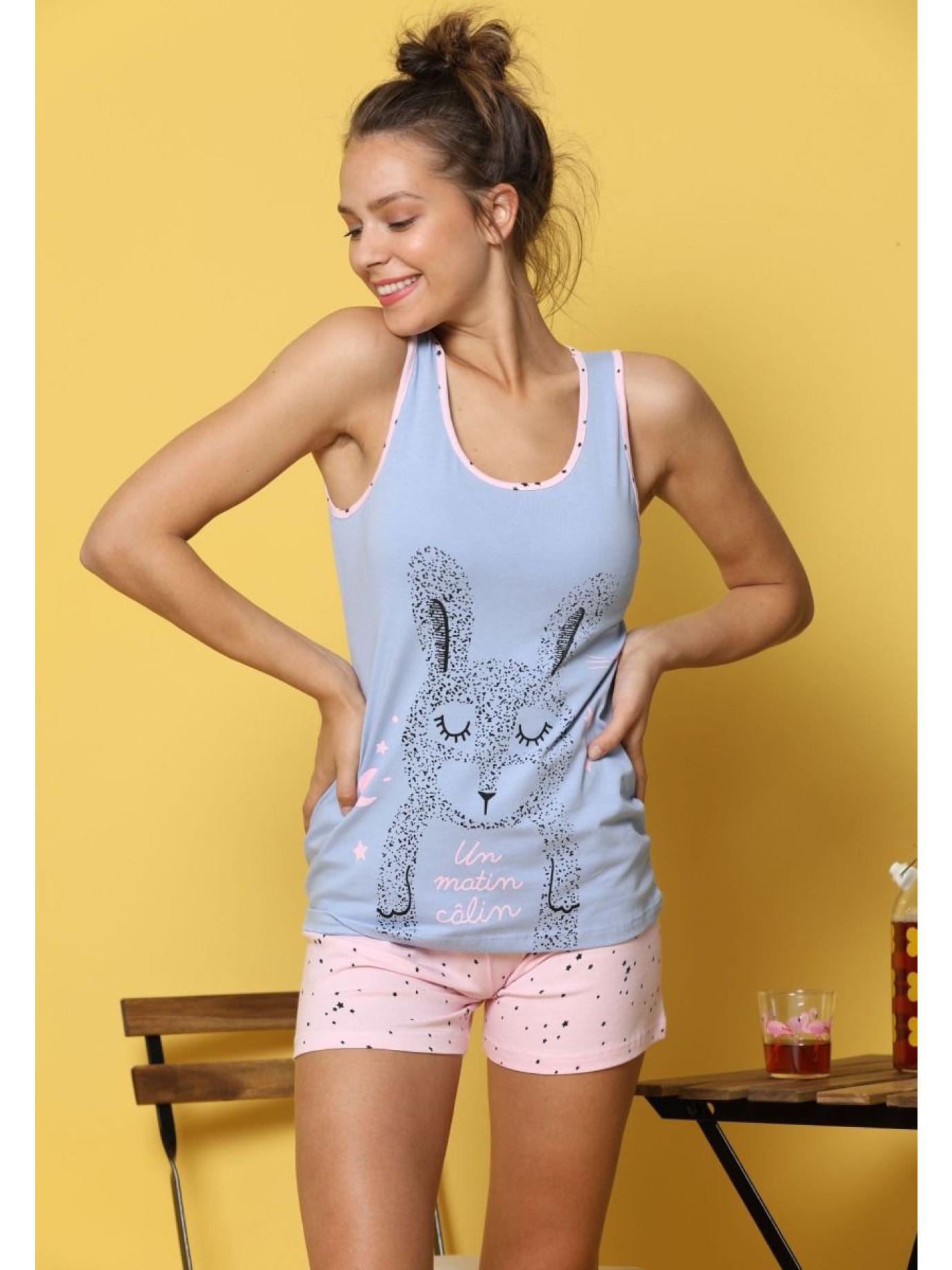 Σετ homewear με Σορτσάκι- Κόκκινο