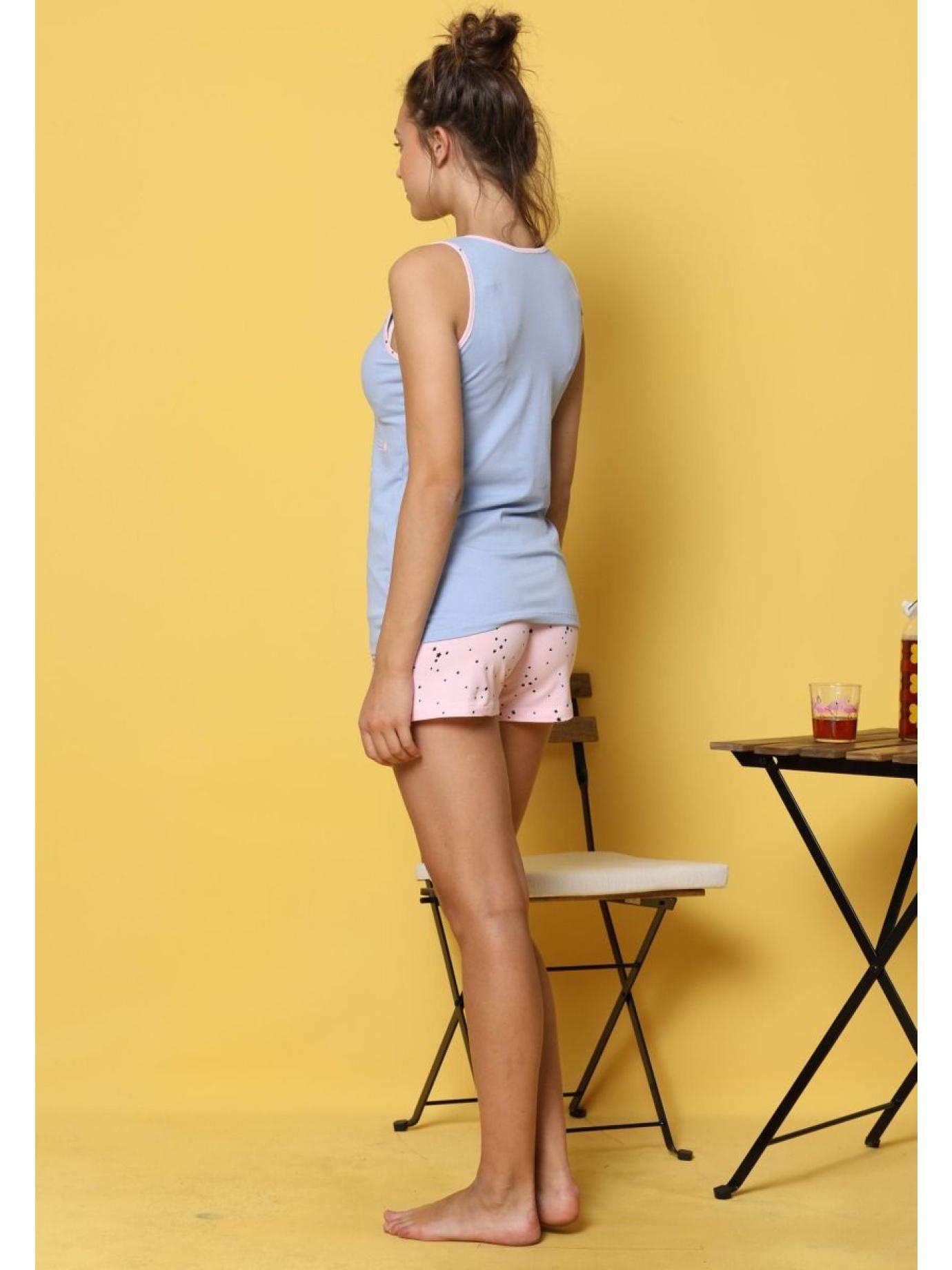 Σετ homewear με Σορτσάκι- Κόκκινο