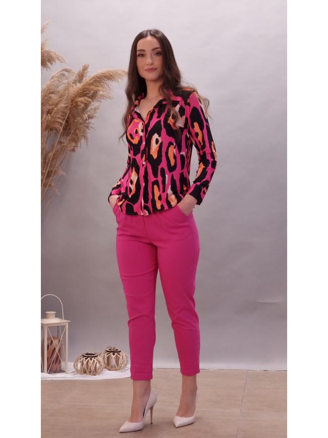 Πουκάμισο animal print-Μαύρο