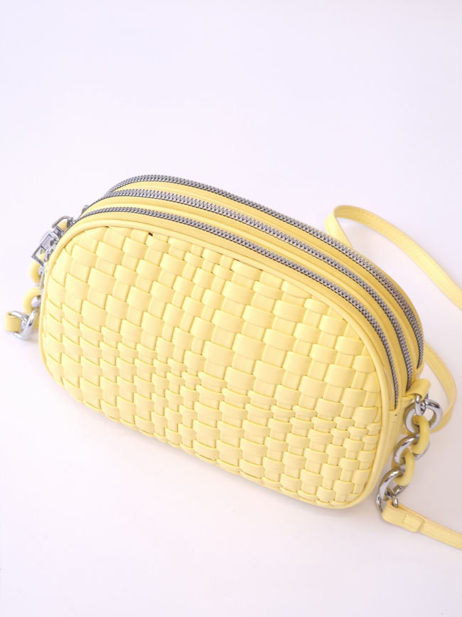 Τσάντα χιαστή-Λεμονί