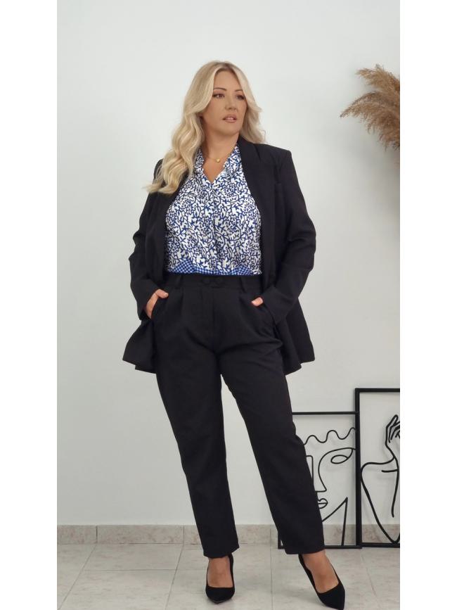 Κοστούμι σακάκι με παντελόνι-Μαύρο