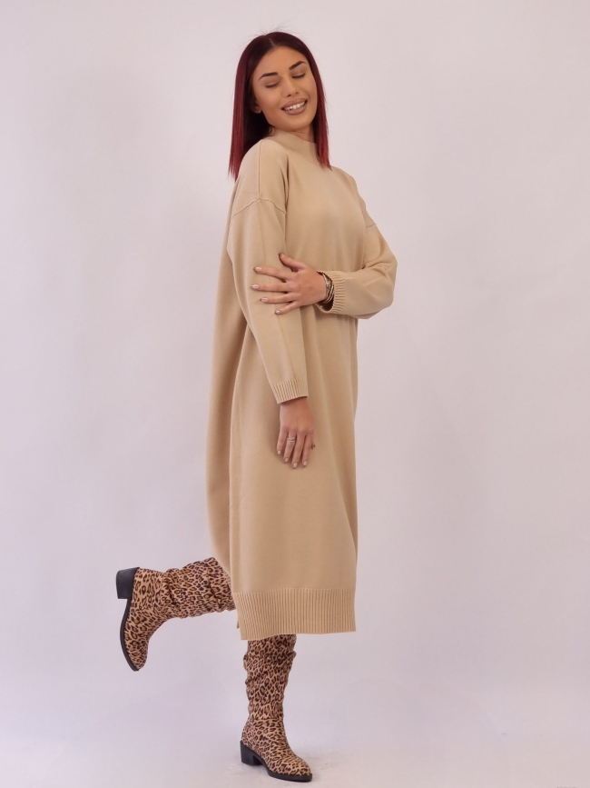 Φόρεμα Πλεκτό Lupeto - Μπεζ