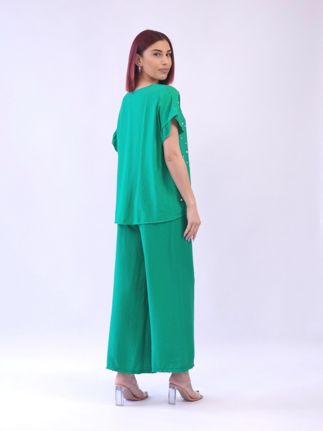 Παντελόνι με λάστιχο-Πράσινο