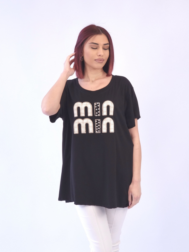 Μπλούζα MIU MIU-Μαύρο