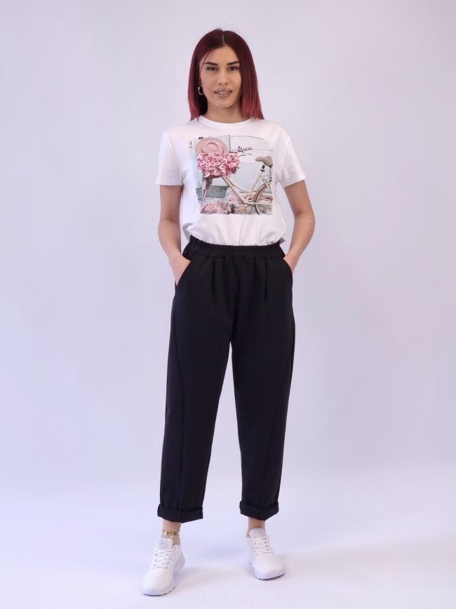 Παντελόνι ποντοστόφα ψηλόμεσο-Μαύρο