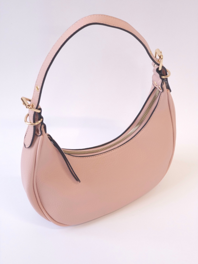 Τσάντα μισοφέγγαρο - Ρόζ