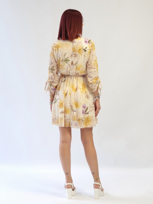 Φόρεμα μίνι κρουαζέ - Μαύρο