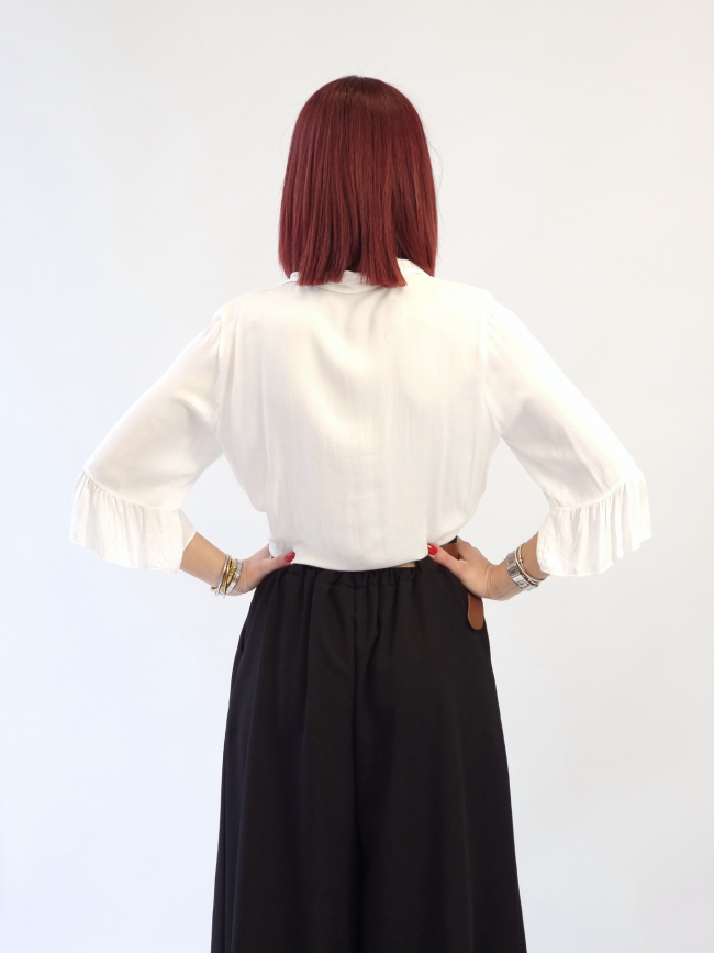 Πουκάμισο δετό-Λευκό