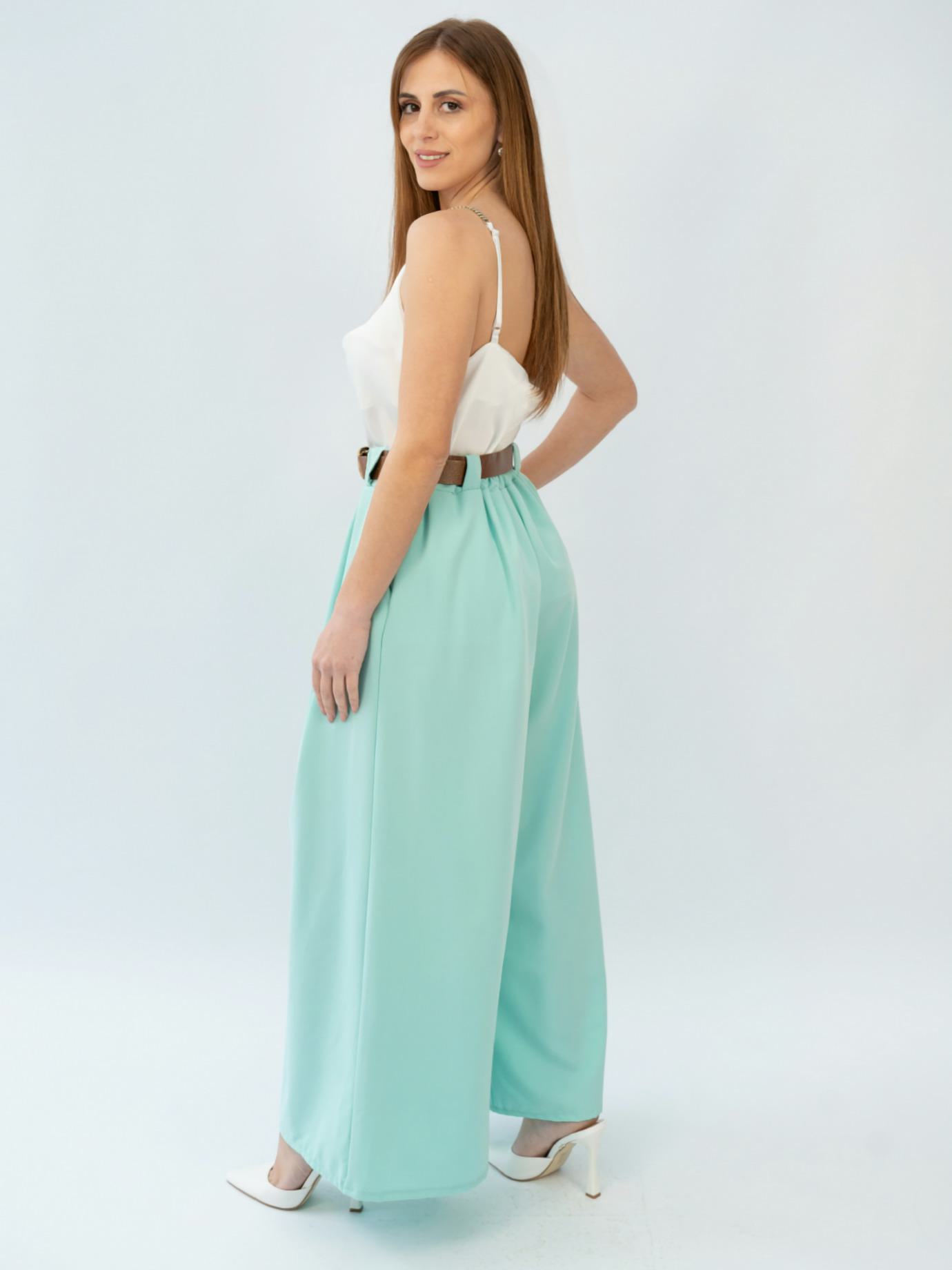 Παντελόνα με ζώνη-Μαύρο