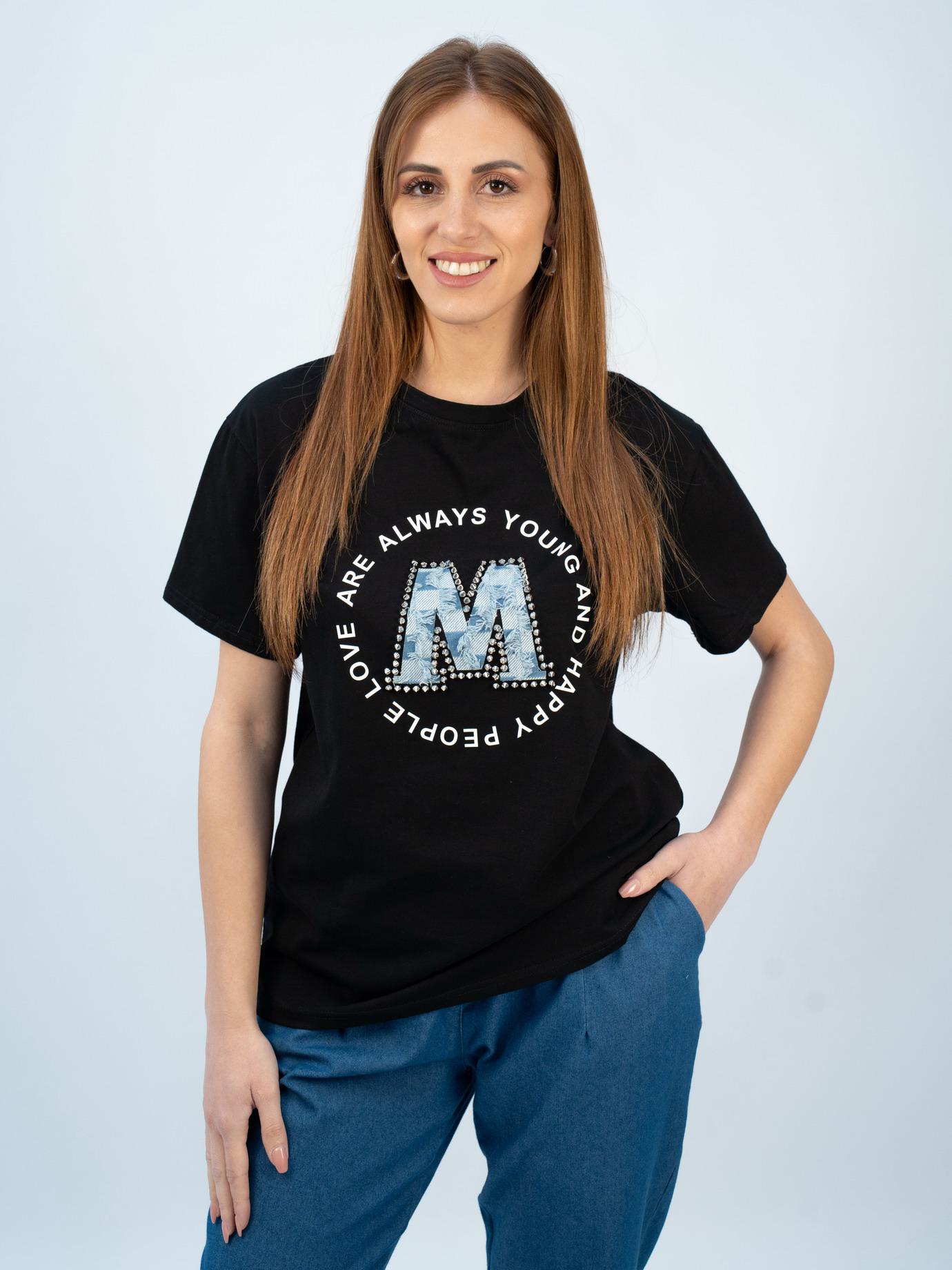 Mπλούζα κοντομάνικη τρούκς-Λευκό