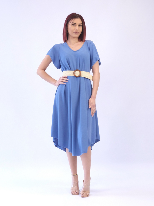 Φόρεμα βολάν στο μανίκι-Μαύρο