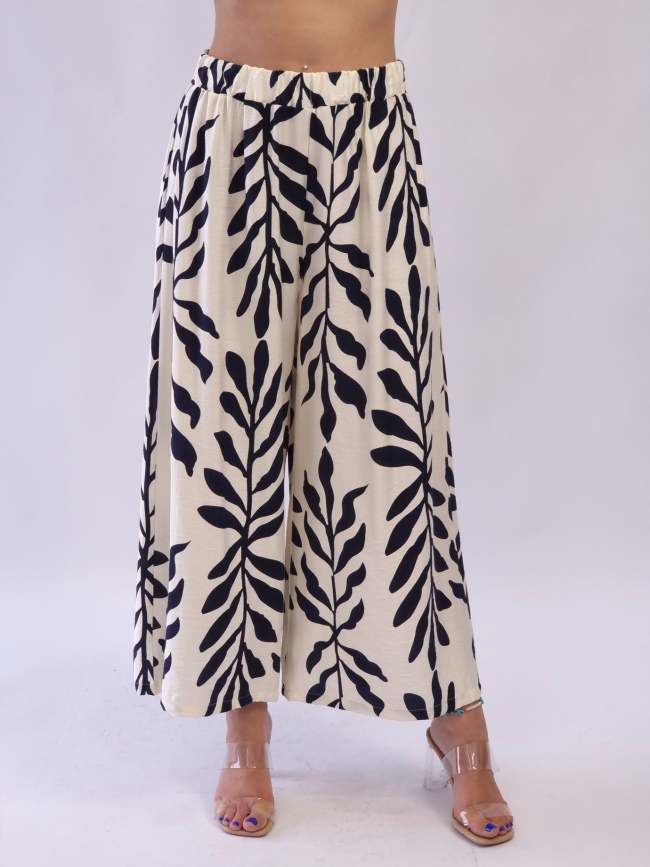 Παντελόνα με λάστιχο κλαδιά-Μπλέ σκούρο