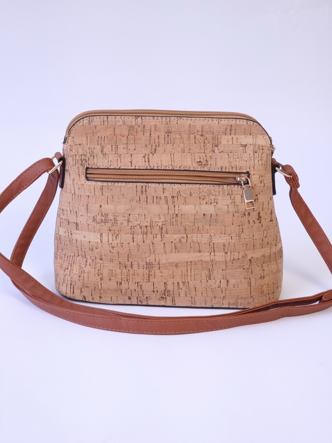 Τσάντα χιαστί φελλός λαχούρ -Ταμπά