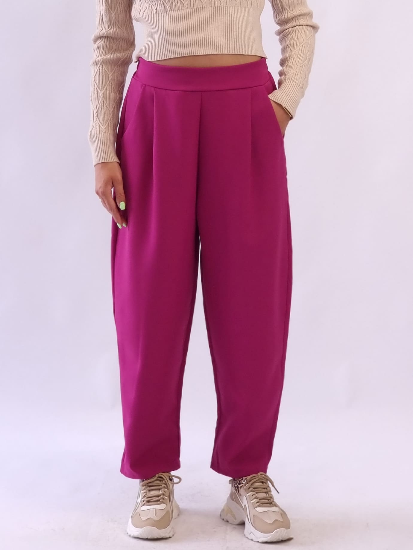 Σετ Γιλέκο Παντελόνι Ματζέντα Σετ Γιλέκο Παντελόνι Ματζέντα