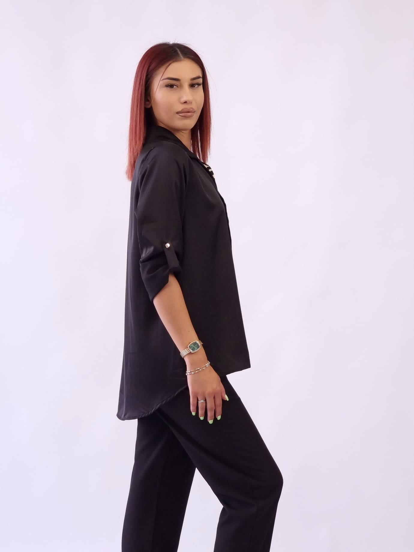 Μπλούζα ζεβρέ -Μαύρη Μπλούζα ζεβρέ -Μαύρη