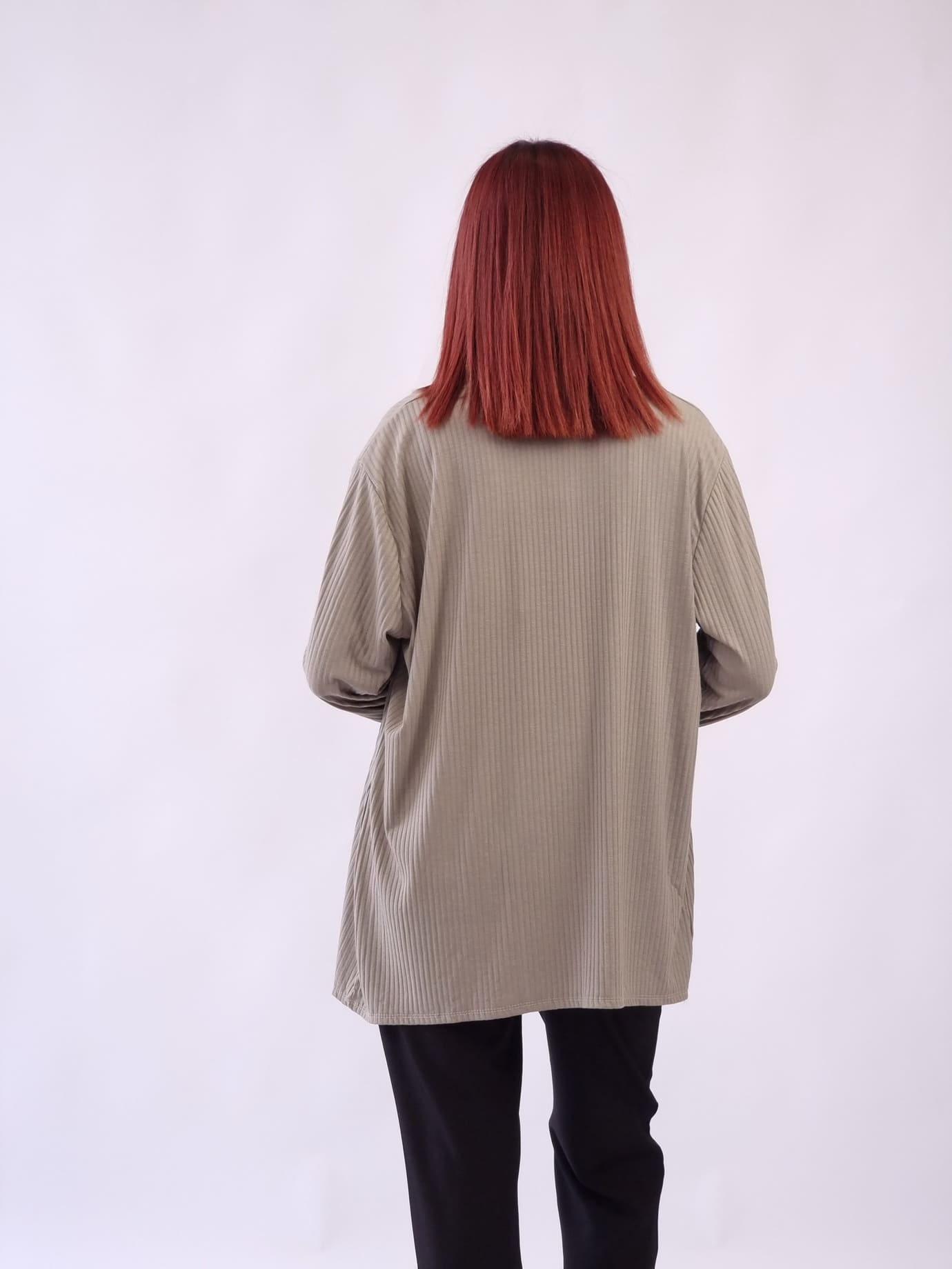 Ζακέτα ριμπ βισκόζη - Ταουπέ Ζακέτα ριμπ βισκόζη - Ταουπέ