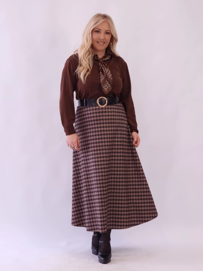 Φούστα Πιε ντε πουλ Με Ζώνη - Ταμπά