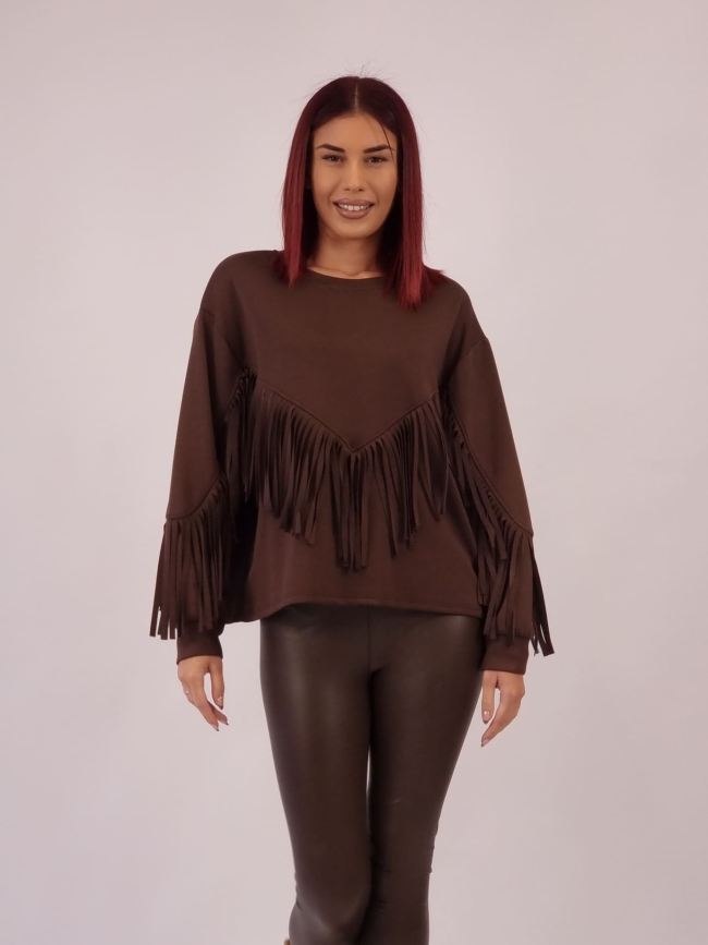 Μπλούζα Κρόσσια Ποντοστόφα - Σοκολά