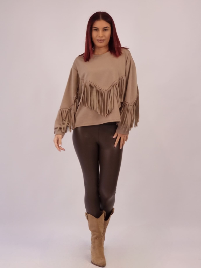 Μπλούζα Κρόσσια Ποντοστόφα - Μπέζ