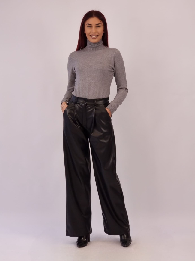 Παντελόνι Δερματίνη- Μαύρο