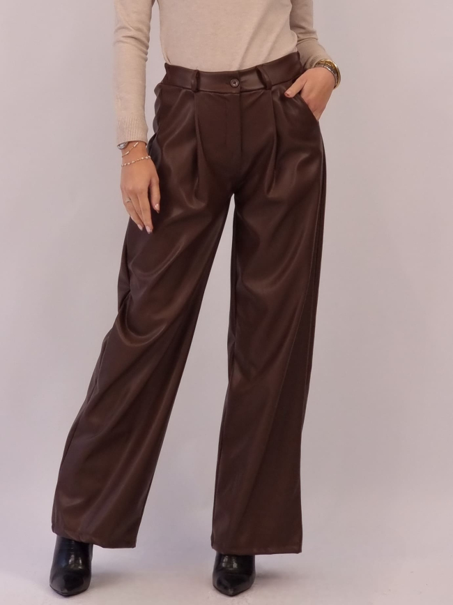 Παντελόνι Δερματίνη - Σοκολά