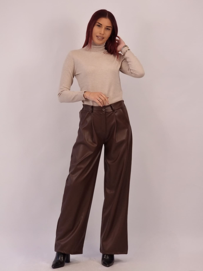 Παντελόνι Δερματίνη - Σοκολά