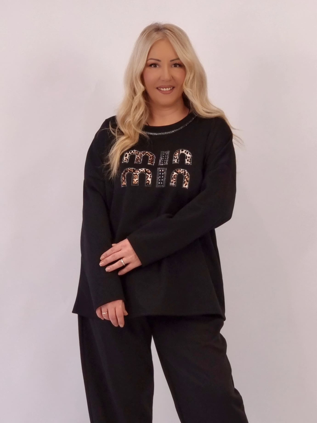 Μπλούζα Ποντοστόφα Tiger Μio - Μαύρο