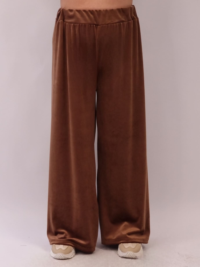 Παντελόνι Velvet Οversized - Ταμπά
