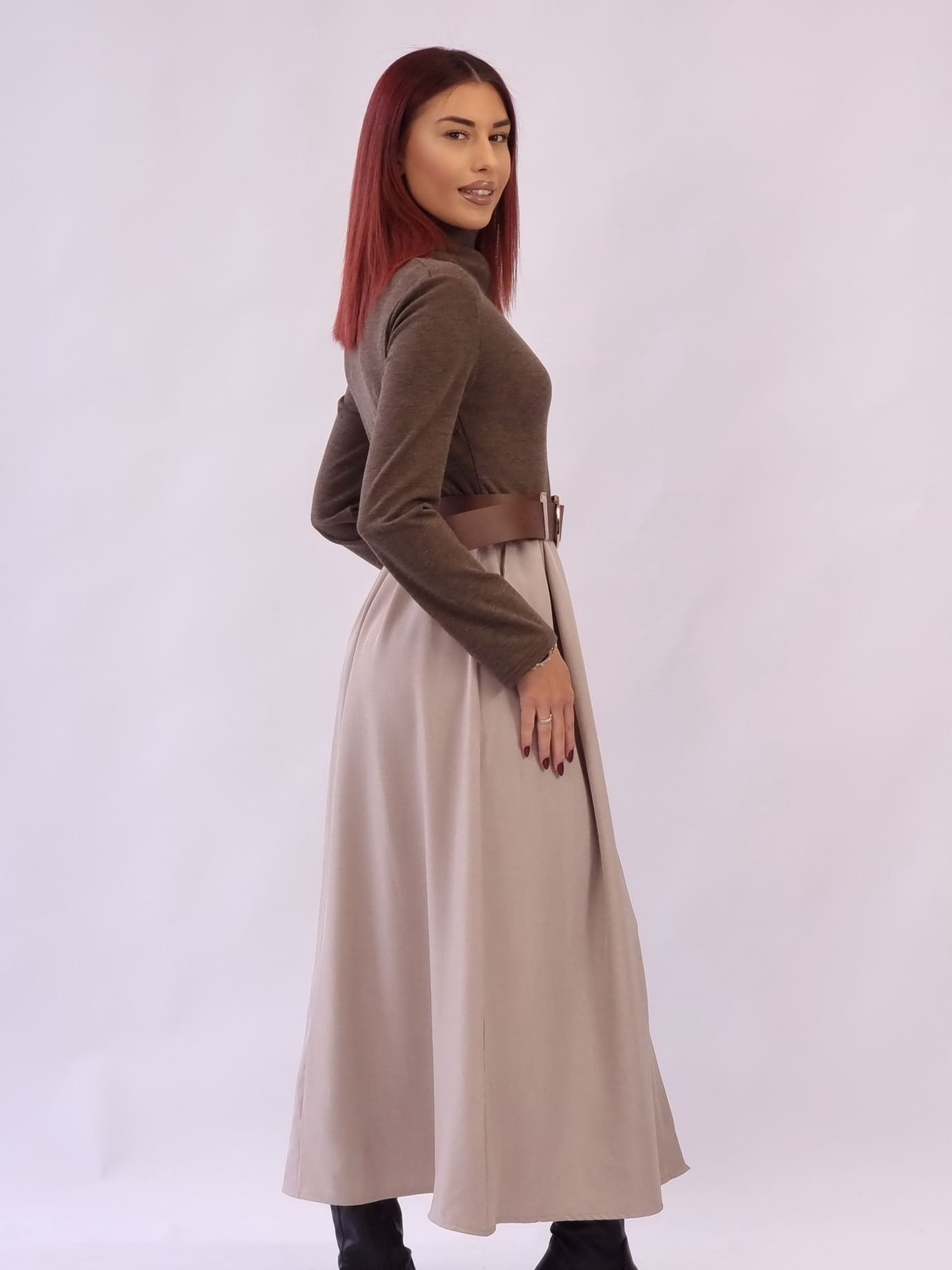 Φόρεμα Πλεκτό Διακοσμητικά Κουμπιά - Μαύρο Φόρεμα Πλεκτό Διακοσμητικά Κουμπιά - Μαύρο