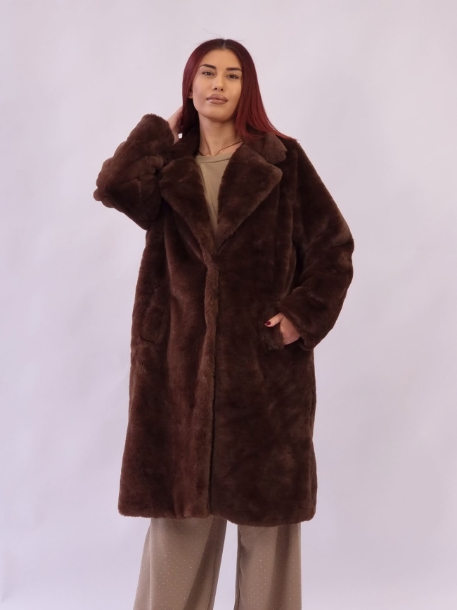 Γούνα Οικολογική με Κλίπ - Ανοικτό Μπέζ Γούνα Οικολογική με Κλίπ - Ανοικτό Μπέζ