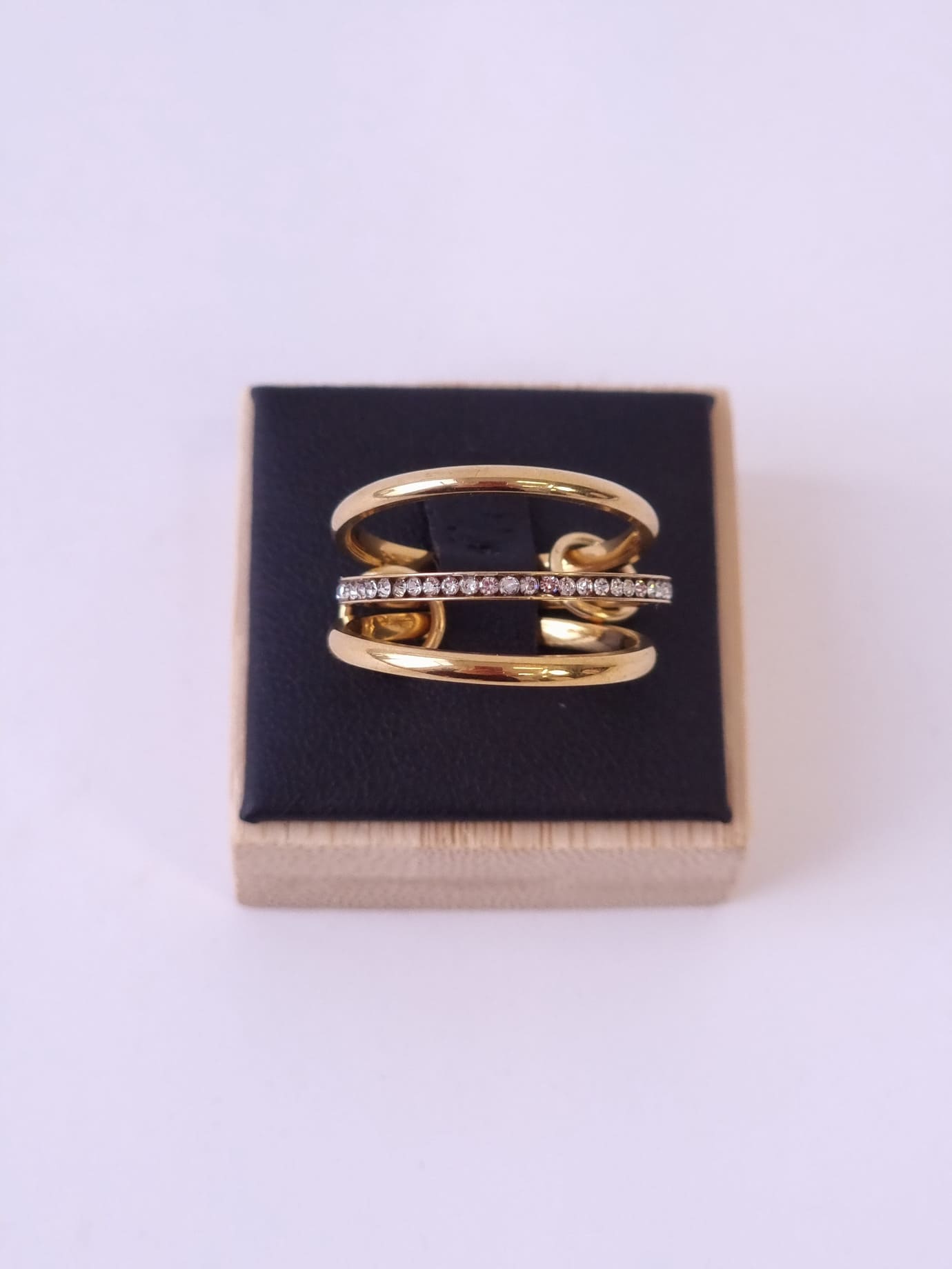 Δαχτυλίδι Ατσάλι Τριπλό Βέρα - Ασημί Δαχτυλίδι Ατσάλι Τριπλό Βέρα - Ασημί