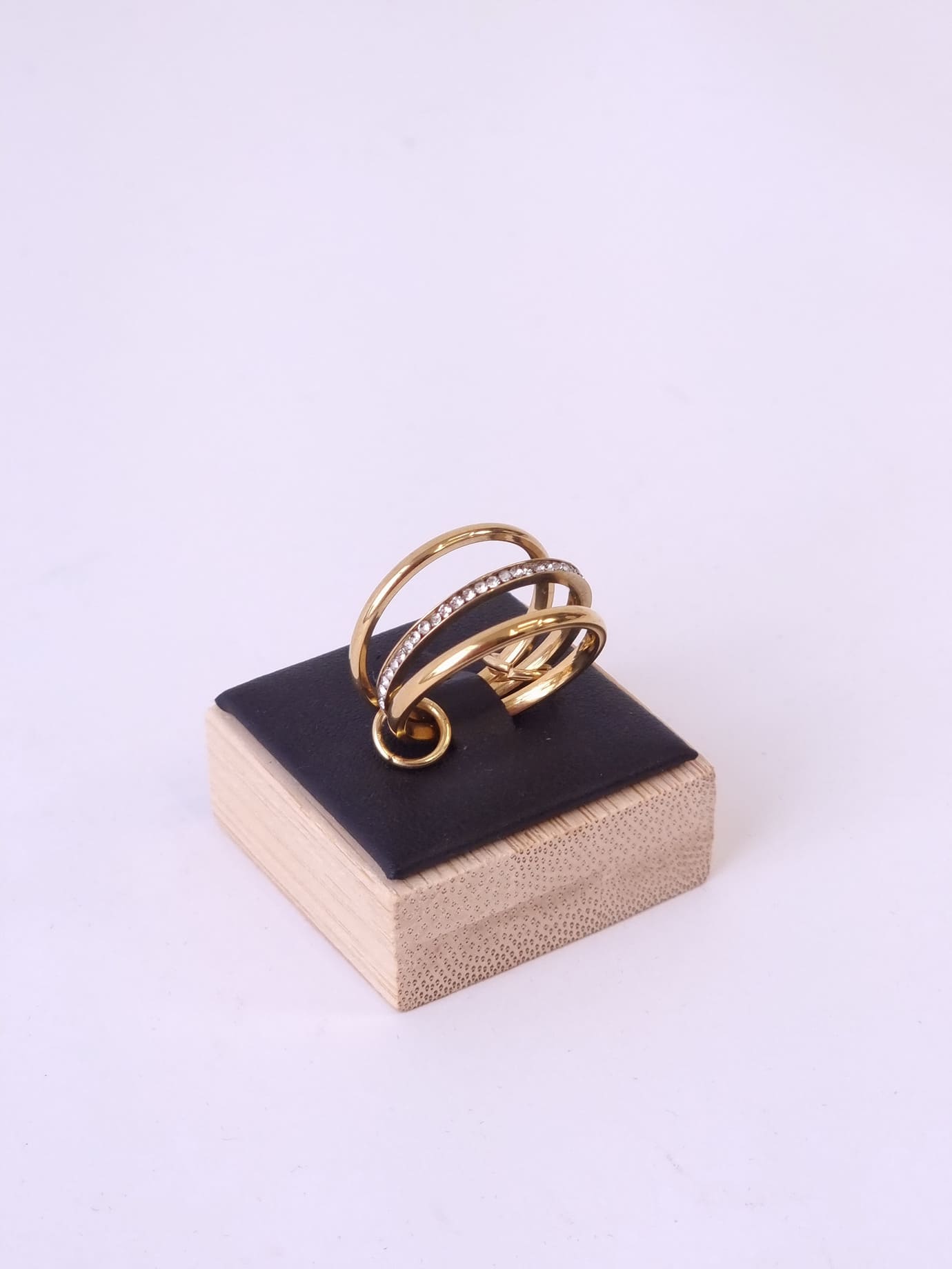 Δαχτυλίδι Ατσάλι Τριπλό Βέρα - Ασημί Δαχτυλίδι Ατσάλι Τριπλό Βέρα - Ασημί