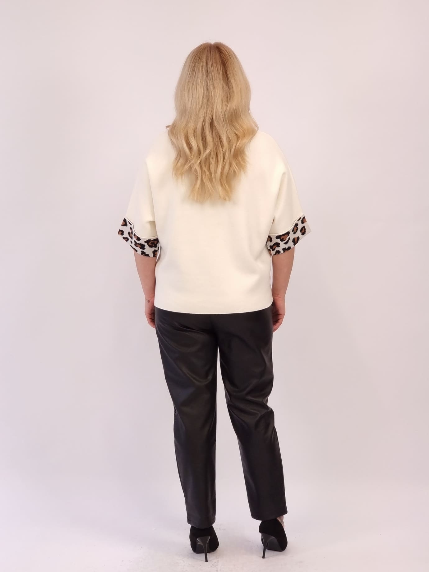 Μπλούζα Πλεκτή Λεπτομέρεια Animal-Μαύρο Μπλούζα Πλεκτή Λεπτομέρεια Animal-Μαύρο