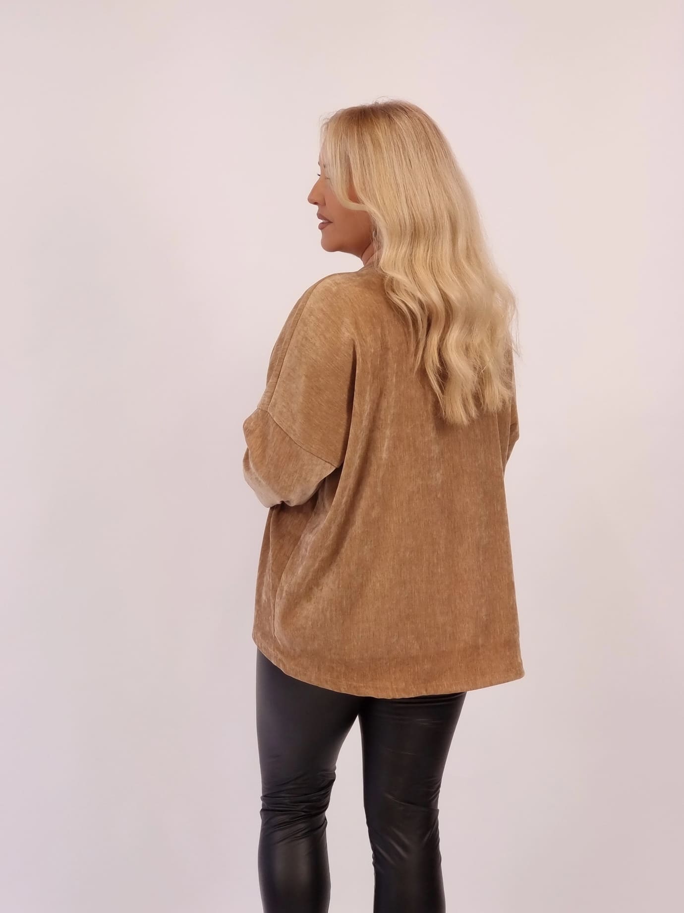 Μπλούζα βελουτέ Καρδιά Στρας-Ταμπά Μπλούζα βελουτέ Καρδιά Στρας-Ταμπά