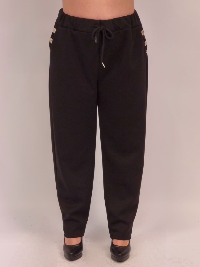 Μπλούζα Με Κουμπιά Μανίκια -Μαύρο Μπλούζα Με Κουμπιά Μανίκια -Μαύρο