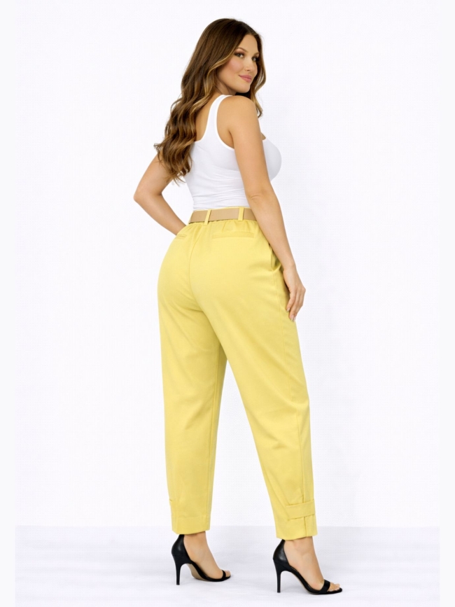 Παντελόνι Oversize Ποντοστόφα-Κίτρινο