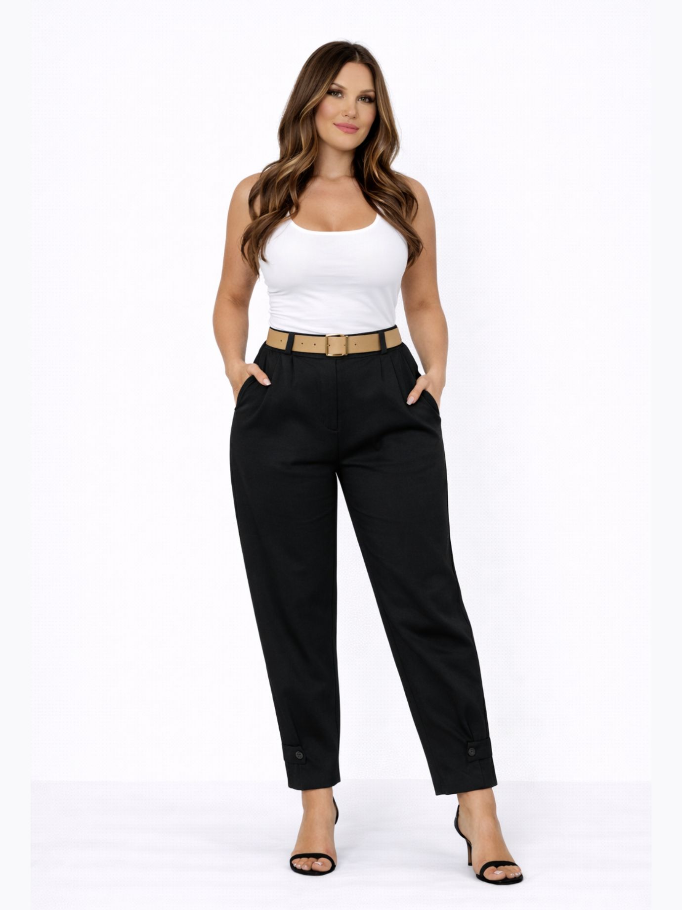 Παντελόνι Oversize Ποντοστόφα-Μαύρο Παντελόνι Oversize Ποντοστόφα-Μαύρο