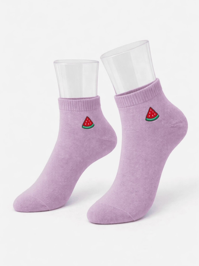 Κάλτσες Γυναικείες Καρπούζι– Μώβ