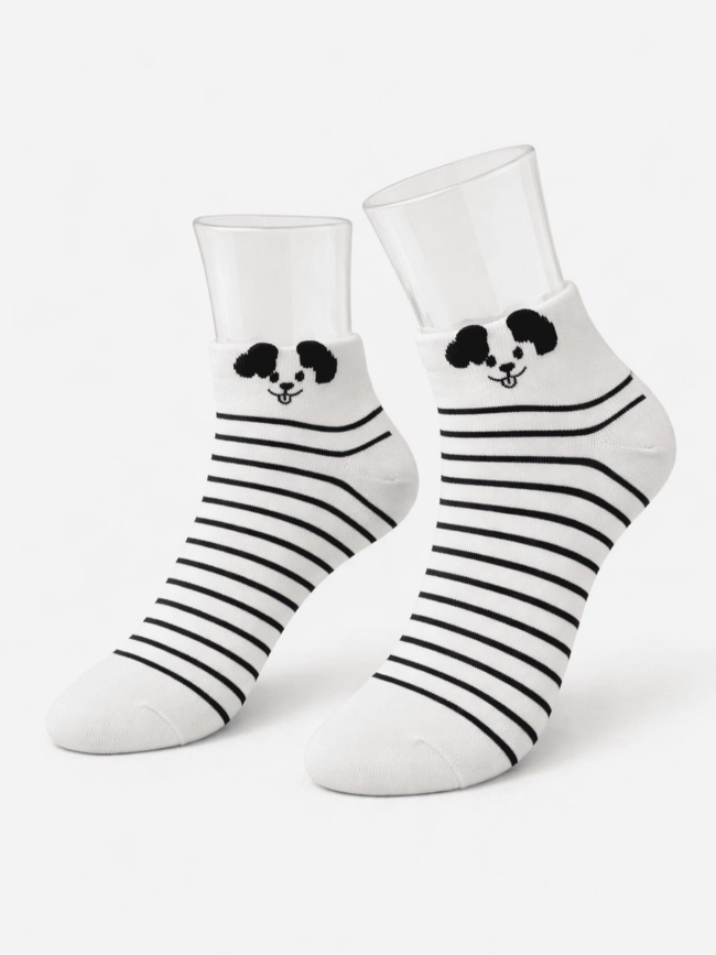 Κάλτσες Γυναικείες Panda – Λευκό