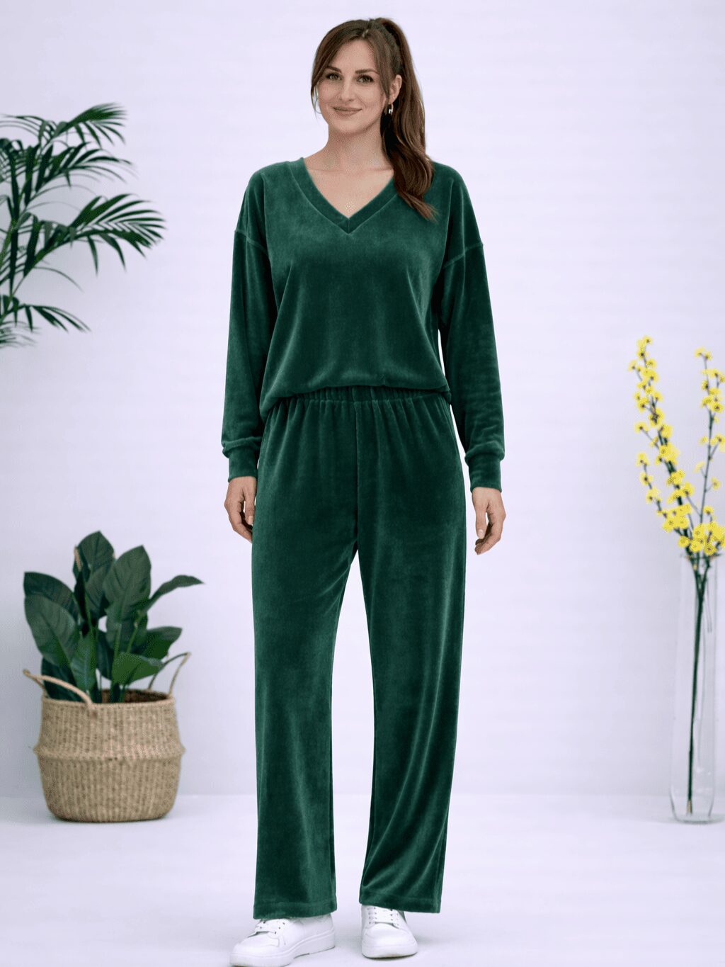 Σετ Βελουτέ V Λαιμόκοψη-Κυπαρισσί Σετ Βελουτέ V Λαιμόκοψη-Κυπαρισσί