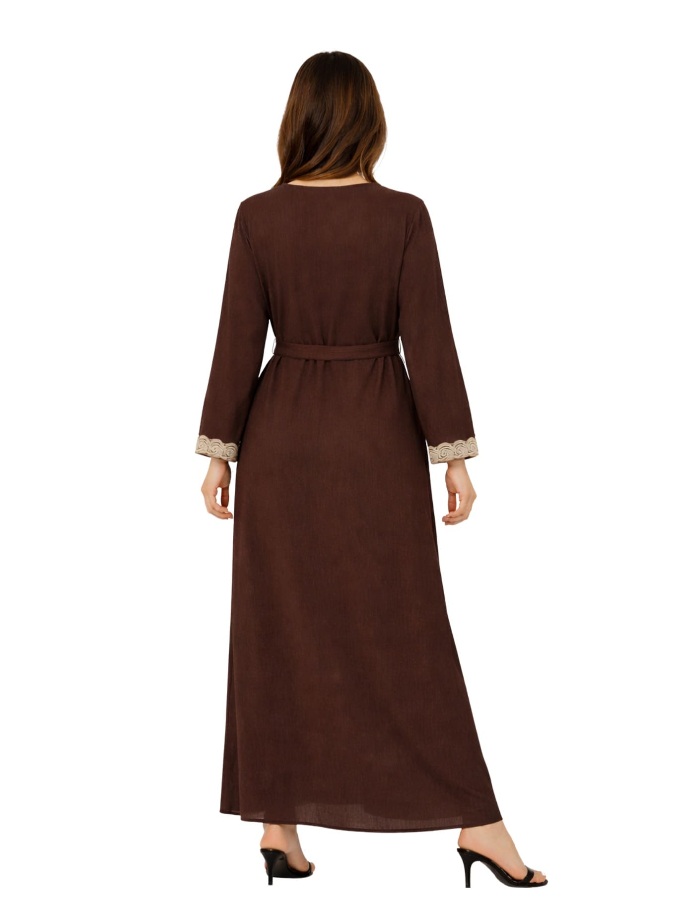 Φόρεμα Prestige Δαντέλα-Καφέ Φόρεμα Prestige Δαντέλα-Καφέ