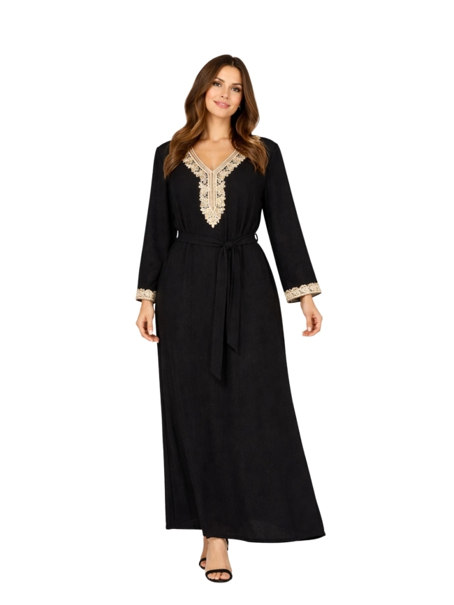 Φόρεμα Prestige Δαντέλα-Μαύρο