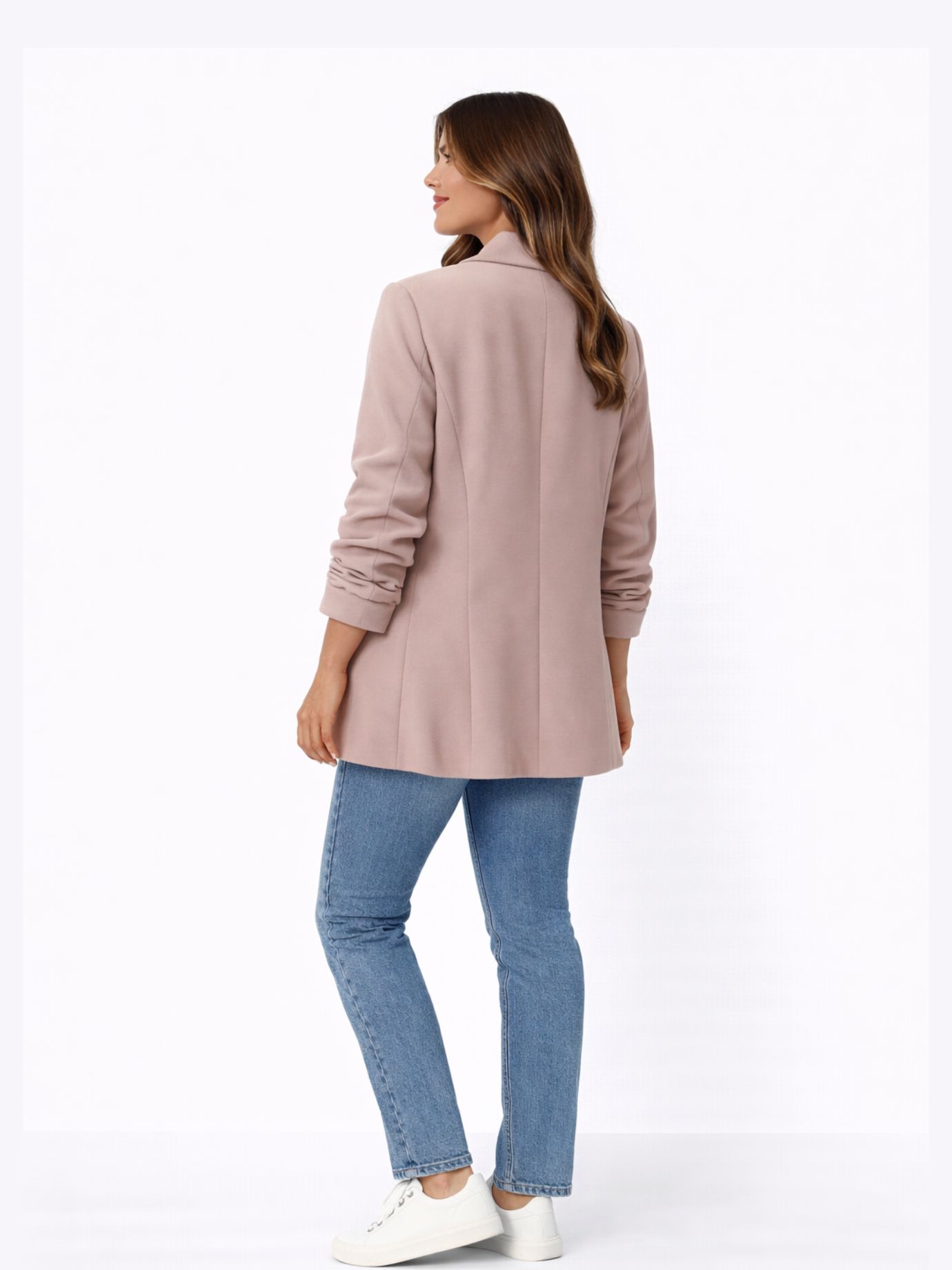 Σακάκι Oversize Με Σούρα Στο Μανίκι-Πούρο Σακάκι Oversize Με Σούρα Στο Μανίκι-Πούρο