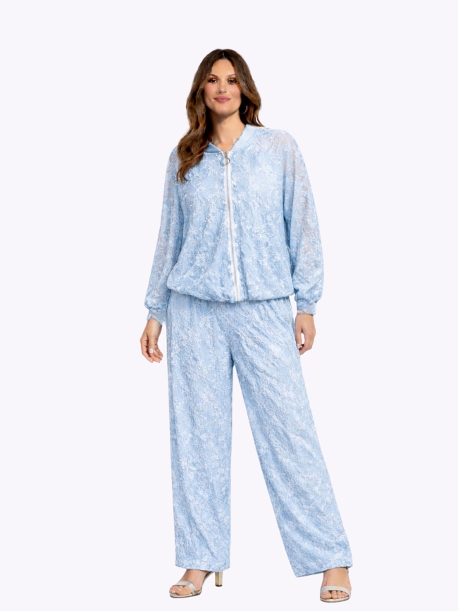 Σετ Δαντέλα Aura-Γαλάζιο