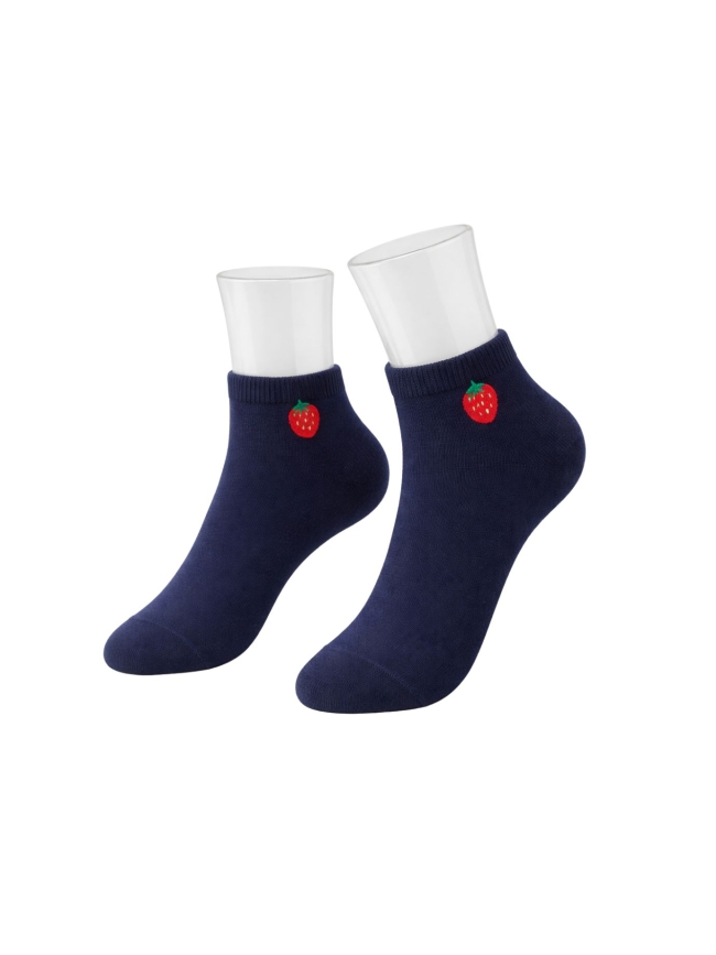 Κάλτσες Γυναικείες Φράουλα- Μπλέ σκούρο