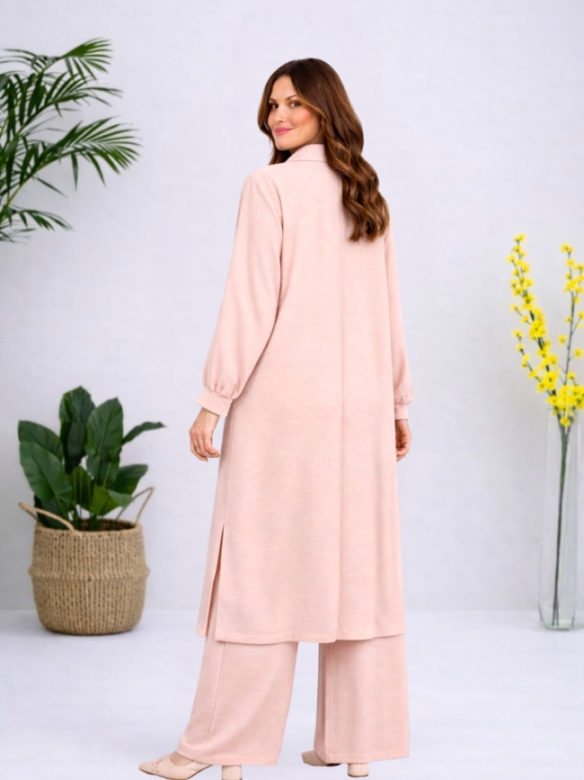 Σετ Πουκαμίσα Μακριά Παντελόνα-Μαύρο