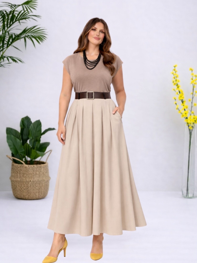 Φόρεμα Αμάνικο Με Φαρδιά Ζώνη-Μαύρο Φόρεμα Αμάνικο Με Φαρδιά Ζώνη-Μαύρο